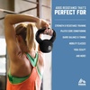 image:imageRBX Neoprene Kettlebell Wide Handle Iron Core Flat Bottom Great for All Fitness LevelsBlack