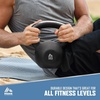 image:imageRBX Neoprene Kettlebell Wide Handle Iron Core Flat Bottom Great for All Fitness LevelsBlack