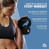 image:imageRBX Neoprene Kettlebell Wide Handle Iron Core Flat Bottom Great for All Fitness LevelsBlack