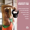 image:imageRBX Neoprene Kettlebell Wide Handle Iron Core Flat Bottom Great for All Fitness LevelsBlack