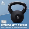 image:imageRBX Neoprene Kettlebell Wide Handle Iron Core Flat Bottom Great for All Fitness LevelsBlack
