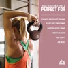 image:imageRBX Neoprene Kettlebell Wide Handle Iron Core Flat Bottom Great for All Fitness LevelsBrown