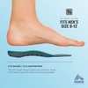 image:imageRBX Plantar Fasciitis Ortho Insoles 34 Size for Men TealTeal