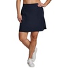 image:imageRBX Plus Size Longer Length Skort for Women Quick Drying Woven Pickleball Golf Skort with Pockets for Tennis Hiking RunningDeep Navy