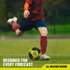 image:imageRBX Size 5 Soccer Ball Durable 32 MachineStitched Panel Construction Superior Air Retention All Weather Design High Contrast GraphicsVolt