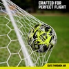 image:imageRBX Size 5 Soccer Ball Durable 32 MachineStitched Panel Construction Superior Air Retention All Weather Design High Contrast GraphicsVoltBlack