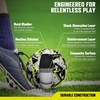 image:imageRBX Size 5 Soccer Ball Durable 32 MachineStitched Panel Construction Superior Air Retention All Weather Design High Contrast GraphicsVoltBlack