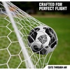 image:imageRBX Size 5 Soccer Ball Durable 32 MachineStitched Panel Construction Superior Air Retention All Weather Design High Contrast GraphicsWhiteBlack