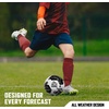 image:imageRBX Size 5 Soccer Ball Durable 32 MachineStitched Panel Construction Superior Air Retention All Weather Design High Contrast GraphicsWhiteBlack
