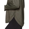 image:imageRBX Womens Long Sleeve French Terry Yoga Pullover with Thumbholes Heathered Green Olive S