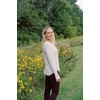 image:imageRBX Womens Long Sleeve French Terry Yoga Pullover with Thumbholes Heathered Green Olive S