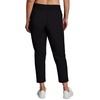image:imageRBX Womens Plus Size Ankle Pant with Pockets Lightweight Quick Drying Woven Weekend PantsRibbed Side Black