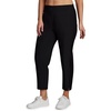 image:imageRBX Womens Plus Size Ankle Pant with Pockets Lightweight Quick Drying Woven Weekend PantsRibbed Side Black
