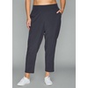 image:imageRBX Womens Plus Size Ankle Pant with Pockets Lightweight Quick Drying Woven Weekend PantsRibbed Side Charcoal