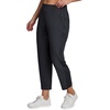 image:imageRBX Womens Plus Size Ankle Pant with Pockets Lightweight Quick Drying Woven Weekend PantsRibbed Side Charcoal
