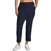image:imageRBX Womens Plus Size Ankle Pant with Pockets Lightweight Quick Drying Woven Weekend PantsRibbed Side Navy