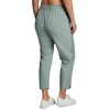 image:imageRBX Womens Plus Size Ankle Pant with Pockets Lightweight Quick Drying Woven Weekend PantsRibbed Side Sea Mist