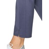 image:imageRBX Womens Plus Size Ankle Pant with Pockets Lightweight Quick Drying Woven Weekend PantsRibbed Side Smoke Blue