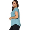image:imageRBX Womens Plus Size VNeck Soft Jersey Everyday Yoga TShirt Tunic S21 Teal 2X