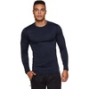 image:imageRBX Active Mens Athletic Performance Long Sleeve Crew Neck Fleece Lined Insulated Fitted Base Layer TShirtF19 Navy Blue
