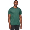 image:imageRBX Active Mens Athletic Performance Workout Gym Running Short Sleeve Crewneck TShirtShadow Stripe Jasper Green