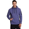 image:imageRBX Active Mens Fleece Workout Athletic Pullover HoodieColorblock Dusk