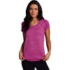 image:imageRBX Active Womens Athletic Quick Dry Space Dye Short Sleeve Yoga TShirtSpace Dye Baton Rouge