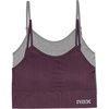 Ribbed Grey/Dark Purple