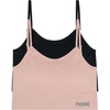 Ribbed Pale Pink/Black