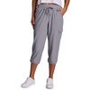 image:imageRBX Active Womens Cargo Capri Pant with Pockets Fashion Lightweight Woven with DrawstringDolphin Grey