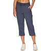 image:imageRBX Active Womens Cargo Capri Pant with Pockets Fashion Lightweight Woven with DrawstringSmoke Blue