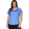 image:imageRBX Active Womens Fashion Plus Size Relaxed Fit Breathable Running Workout Short Sleeve Yoga TShirt Top
