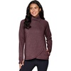 image:imageRBX Active Womens Plus Size Mock Neck Long Sleeve Fleece Pullover SweatshirtDried Plum