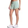 image:imageRBX Active Womens Workout Running Shorts with Attached Bike ShortCucumber Mesh Yoke
