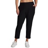 image:imageRBX Womens Plus Size Ankle Pant with Pockets Lightweight Quick Drying Woven Weekend PantsRibbed Side Black