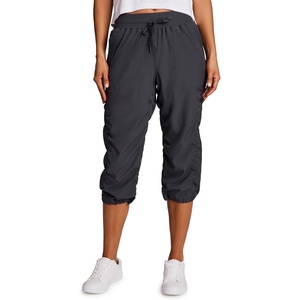 image:imageRBX Active Capri Pants for Women Joggers Stretch Lightweight Womens Casual Pant Capri with DrawstringCharcoal S21
