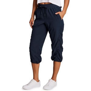 image:imageRBX Active Capri Pants for Women Joggers Stretch Lightweight Womens Casual Pant Capri with DrawstringDeep Navy