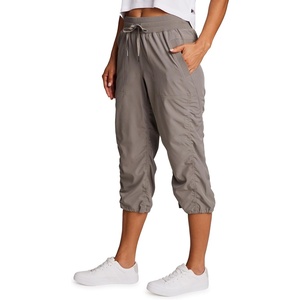 image:imageRBX Active Capri Pants for Women Joggers Stretch Lightweight Womens Casual Pant Capri with DrawstringDriftwood