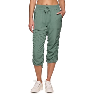 image:imageRBX Active Capri Pants for Women Joggers Stretch Lightweight Womens Casual Pant Capri with DrawstringSea Green