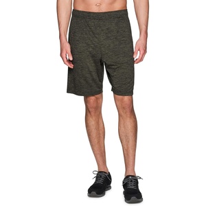 image:imageRBX Active Mens 9Inch Inseam Workout Running Gym Athletic Basketball Shorts with PocketsSpace Dye Mesh Olive