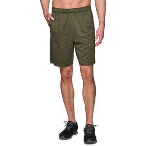 image:imageRBX Active Mens 9Inch Inseam Workout Running Gym Athletic Basketball Shorts with PocketsStriated Texture Olive