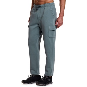 image:imageRBX Active Mens Athletic Fleece Lined Tapered Jogger Sweatpant with PocketBlue Slate Cargo