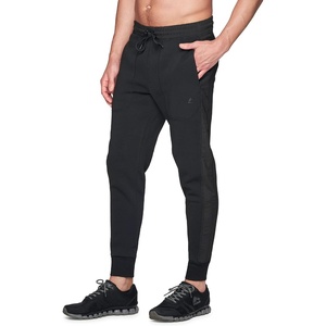 image:imageRBX Active Mens Athletic Fleece Lined Tapered Jogger Sweatpant with PocketCombo BlackWoven