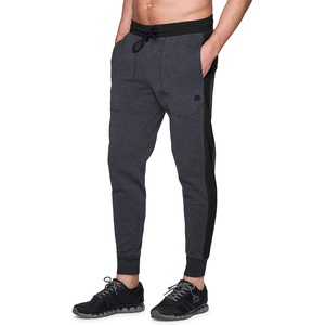 image:imageRBX Active Mens Athletic Fleece Lined Tapered Jogger Sweatpant with PocketCombo CharcoalWoven
