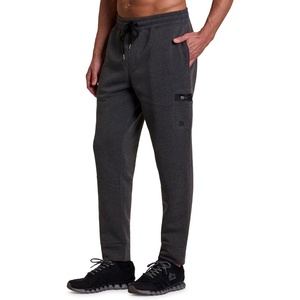 image:imageRBX Active Mens Athletic Fleece Lined Tapered Jogger Sweatpant with PocketF20 Zip Charcoal