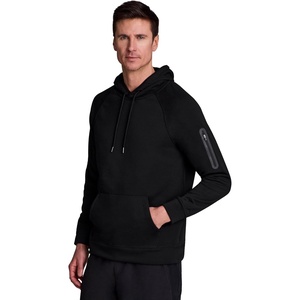 image:imageRBX Active Mens Fleece Workout Athletic Pullover HoodieBlack Combo
