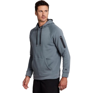 image:imageRBX Active Mens Fleece Workout Athletic Pullover HoodieBlue Slate Combo