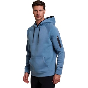 image:imageRBX Active Mens Fleece Workout Athletic Pullover HoodieElemental Blue Combo