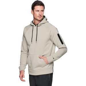 image:imageRBX Active Mens Fleece Workout Athletic Pullover HoodieStone Combo