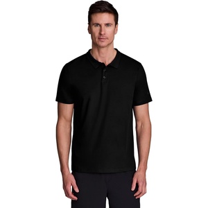 image:imageRBX Active Mens Golf Shirt Short Sleeve Quick Drying Performance Polo ShirtSolid Black